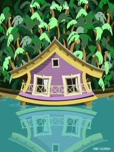 Maison sur le lac