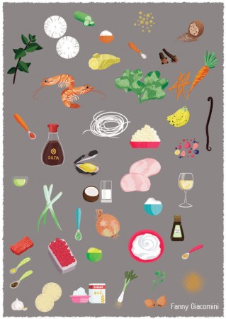 food illustration drawing nourriture dessin
