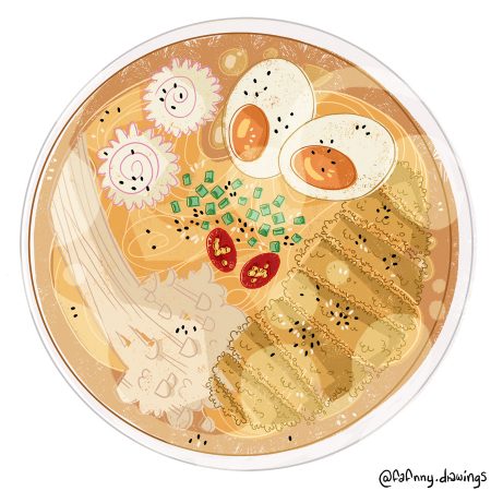 ramen food illustration illustrateur dessin