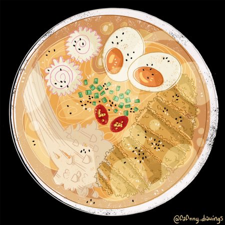 food illustration dessin ramen nouilles japon dessinatrice