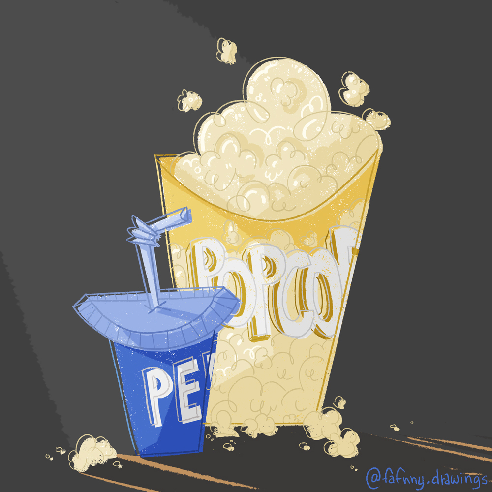Illustration Pop-Corn et Soda – Props
