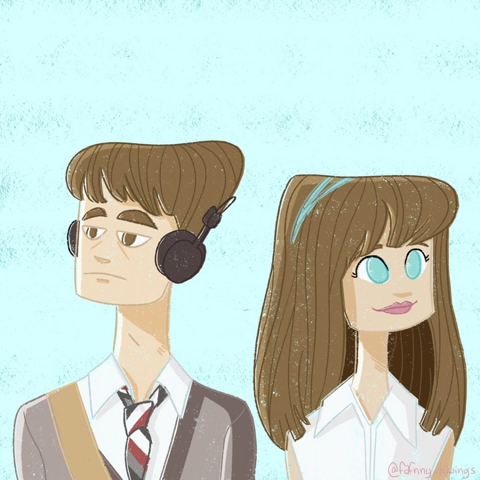 illustration illustrateur dessin dessinateur lille freelance photoshop 500 days of summer film movie